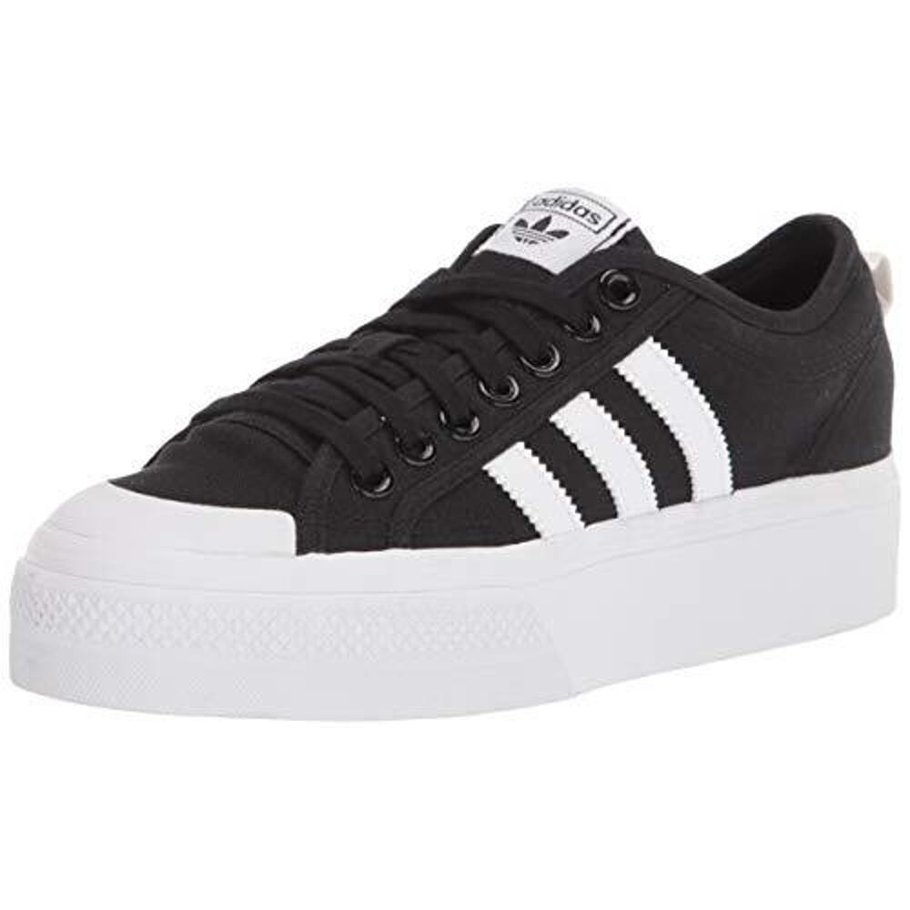 NWT adidas Women's Originals Nizza Platform, Black/White - Size 9 - Used